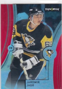 2021/22 SYNERGY..JAROMIR JAGR..RED ACETATE..# 69..PENGUINS..COMBINED SHIP - Picture 1 of 1
