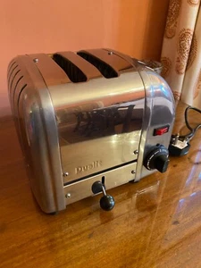 dualit 2 slice toaster stainless steel vgc - Picture 1 of 4