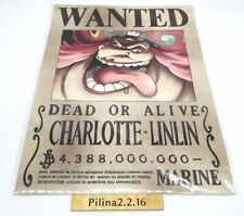One Piece Official Wanted Poster CHARLOTTE LINLIN Anime Japan MUGIWARA STORE