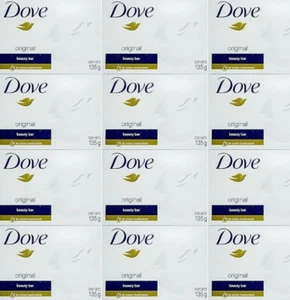 Dove Beauty Cream Original Large Bar Soap 12 PC 135g / 4.75oz - Picture 1 of 4