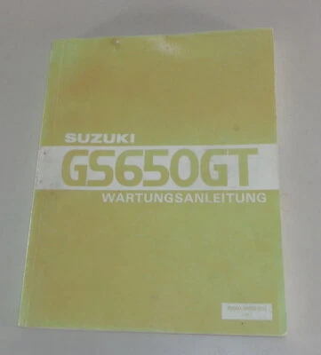 Manual De Taller Suzuki GS 650 GT De 10/1990 - Imagen 1 de 2