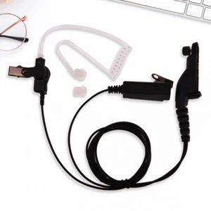 Air Acoustic Tube Earpiece PTT Mic Headset for XiR P8668 P8268 APX - Zdjęcie 1 z 5