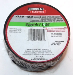 Lincoln Electric .035 Mild Steel Mig Wire SuperArc L-56 - Picture 1 of 5