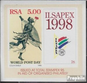 Sudáfrica Bloque 39 (completa edición) sobres primer día 1995 exposicion de sell