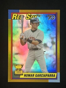 2021 Topps All-Star Rookie Cup Nomar Garciaparra #2 Gold Foil /50 - Picture 1 of 2