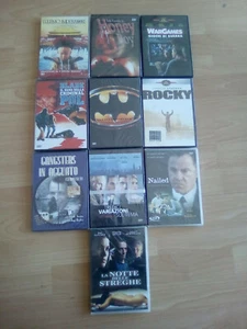 LOTTO 10 DVD originali ,vari generi 8 SIGILLATI E 2 APERTI - Picture 1 of 1