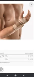 Bort activemed Handgelenkbandage haut X-LARGE links - Bild 1 von 6