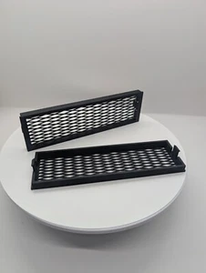 2x - 5.25 inch optical drive bay cover vented mesh . black replacement computer - Picture 1 of 3