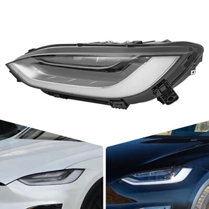 For 2021-2024 Tesla Model X Left Full Led Headlight Assembly Left Driver 9.44lbs - Picture 1 of 18