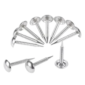 100Pcs Vintage Silver Upholstery Nails for Furniture Decoration 8x20mm - Picture 1 of 7