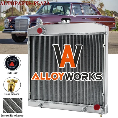 2 Row Radiator Fits 1968-1973 Mercedes Benz S-Class W108 W109 280SE 280SEL 300 Foto 1 de 4