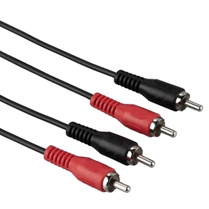 Hama 10m Câble Rca Audio Câble de Raccordement 2x Rca Stéréo Rca Hifi Cinch - Photo 1/1