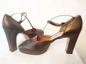 Scarpe Sandali " Oro-Bronzo " P. Verdi Per Casadei Italia T.39 - Foto 1 di 5