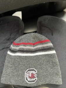 Gamecocks Beanie Skull Cap Striped Acrylic Knit USC- Mint Condition - Picture 1 of 1