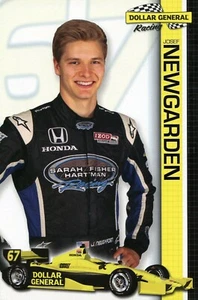 2012 INDY 500 JOSEF NEWGARDEN INDYCAR 6" X 9" HERO CARD ! - Picture 1 of 2