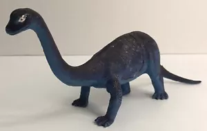 Figura de dinosaurio Brontosaurus imperial Hong Kong 1985 de colección juguete púrpura azul - Imagen 1 de 10