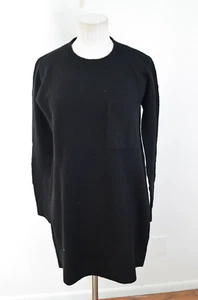 Hatch Maternity Womens 0 Camel Wool Blend Black Crewneck Long Sleeve Pocket - Picture 1 of 5