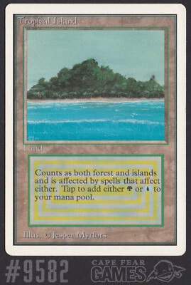 Tropical Island - #9582, Moderate Play, English, Unlimited - Image 1 of 2