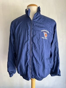 MARYMOUNT BASKETBALL Vintage 90s Tonix TEAM ISSUED Nylon Track Jacket Sz Medium - Picture 1 of 6