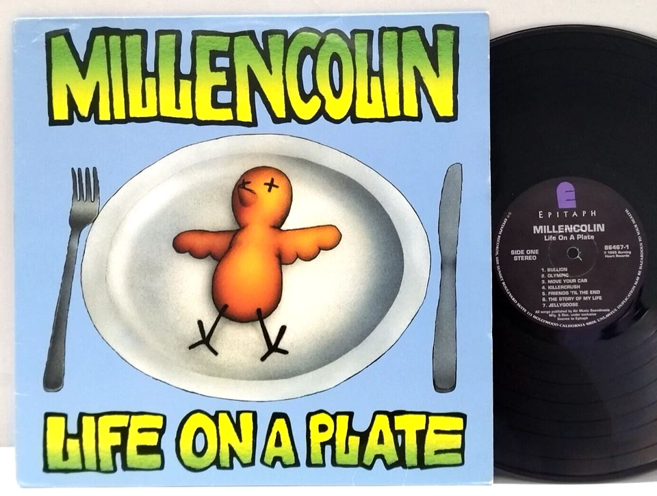Millencolin - Life On A Plate LP 2022 US ORIG Burning Heart Supersuckers Hives - Image 1 of 2