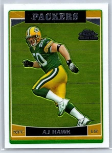 2006 Topps Chrome #222 A.J. Hawk Rookie Card Green Bay Packers HOF - Picture 1 of 2