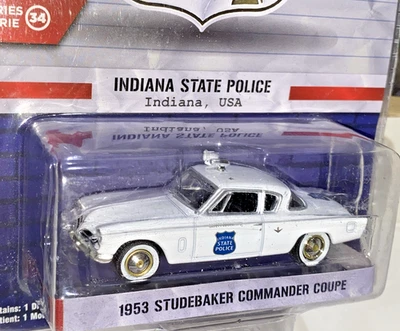 Greenlight-Hot Pursuit 系列 - 1953 Studebaker Commander Coupe-State Police-2019 — 第 1/4 张图片