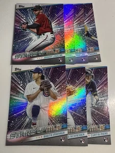 Stars Of MLB Lot Of 7 Rookies Cards - Picture 1 of 1