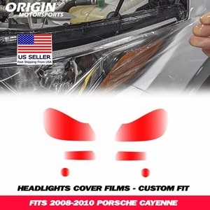 PreCut Headlights Clear Covers Bra Film Kit PPF Fits 2008-2010 CAYENNE - Picture 1 of 6
