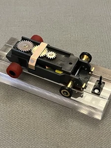 WIZZARD/WIZZ-JET HO SLOT CAR CHASSIS/T-JET FRAY STYLE BUILD/TRACK TESTED - Picture 1 of 12