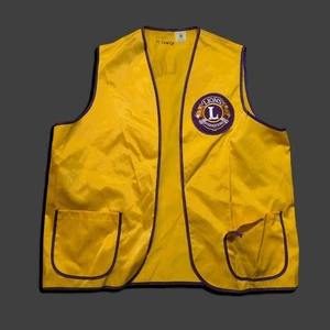 Vintage Lions International Club Vest - Gadsden Alabama - XL - USA Made - Picture 1 of 12