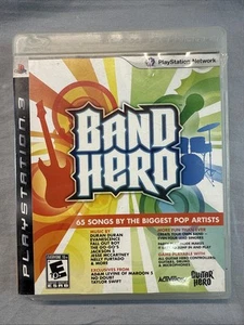 PS3 BAND HERO Video GAME w/case no-guitar sony PS3, 2009 - Picture 1 of 4