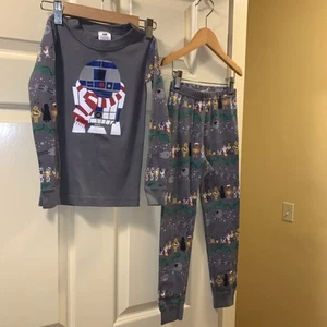 star wars hannah Anderson Child Pj Size 5 R2-D2 On Front 100% Cotton - Picture 1 of 7