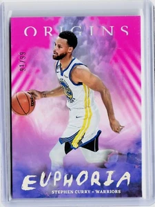2023-24 PANINI ORIGINS EUPHORIA PINK #9 - STEPH CURRY #ED 91/99 - Picture 1 of 2