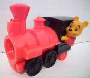 Disneyland Big Thunder Mountain Winnie The Pooh Train Engine Viewer 1990 - Imagen 1 de 7