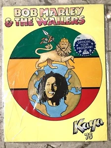 BOB MARLEY & THE WAILERS 1978 KAYA Tour Program Vintage Original - SEALED!! - Bild 1 von 2