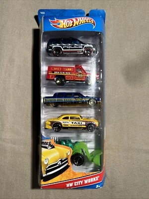 hot wheels hw city works pack de 5 Foto 1 de 2