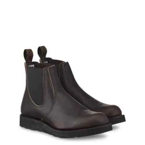 Stivali Red Wing Classic 3191 da uomo US 8 in pelle marrone scuro alla caviglia Chelsea - Foto 1 di 12