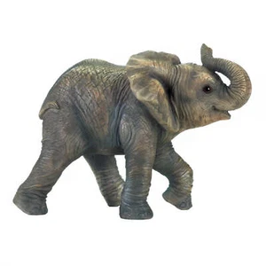 Elefante Estatua Safari Decoración Africana Elefante Coleccionistas Regalo Detallado 10"L 7.5H - Imagen 1 de 3