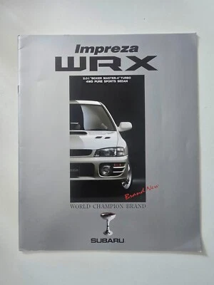 Original Japanese Market Subaru Impreza WRX and Type RA VGC! RARE. c.1996 - Image 1 of 4