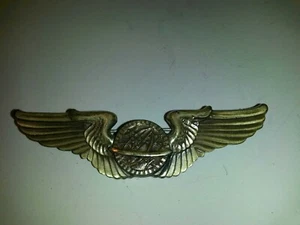 ORIGINAL WWII RARE NrMINT STERLING FULL SIZED NAVIGATOR WINGS - Picture 1 of 5