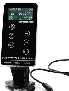 BRONC Fuente de alimentación profesional para tatuaje Pantalla táctil Digital LCD Máquina de tatuaje - Imagen 1 de 3