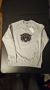 Villanova Wildcats Mascot Hillflint M Gray Crewneck Pullover Sweatshirt - Picture 1 of 7