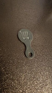 Shopping Cart Quarter sized release key - Picture 1 of 2