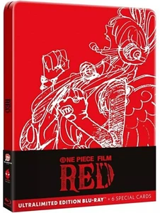 One Piece Film – Red Ultralimited Cards Ita – Jpn Steelbook Blu-ray - Foto 1 di 4