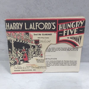 Harry L. Alfords hungrige Fünf Deutschland Lied Musik Witz Buch 2. Bb Klarinette - Bild 1 von 6
