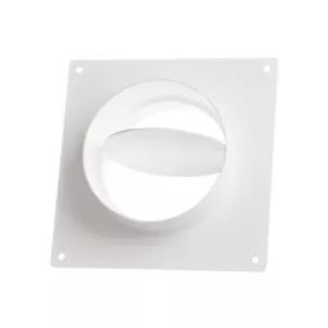 Ducto Conector 125mm/12.7cm Con Placa Pared Y Gravedad Aleta Amortiguador - Imagen 1 de 7