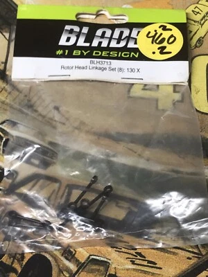 Blade BLH3713 Rotor Head Linkage Set{8pc}: Blade 130 X NewInPack USA Shipped - Image 1 of 4