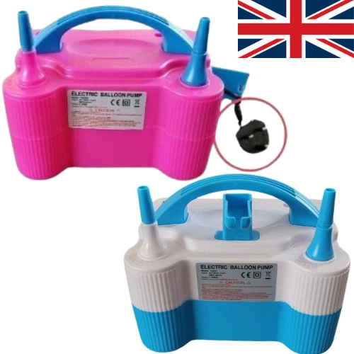 Portable High Power Electric Balloon Pump Dual Nozzle Air Pump Balloon Inflator - Image 1 of 1