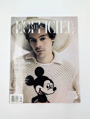 Harry Styles 2019/2020 Winter L’Officiel Hommes USA Magazine Very Rare - Image 1 of 4