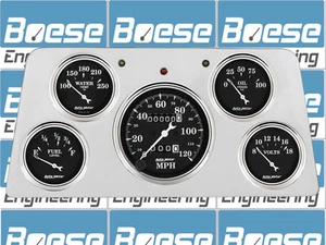 1960-1961 GMC Billet Aluminum Gauge Panel w Auto Meter Gauges - Picture 1 of 4